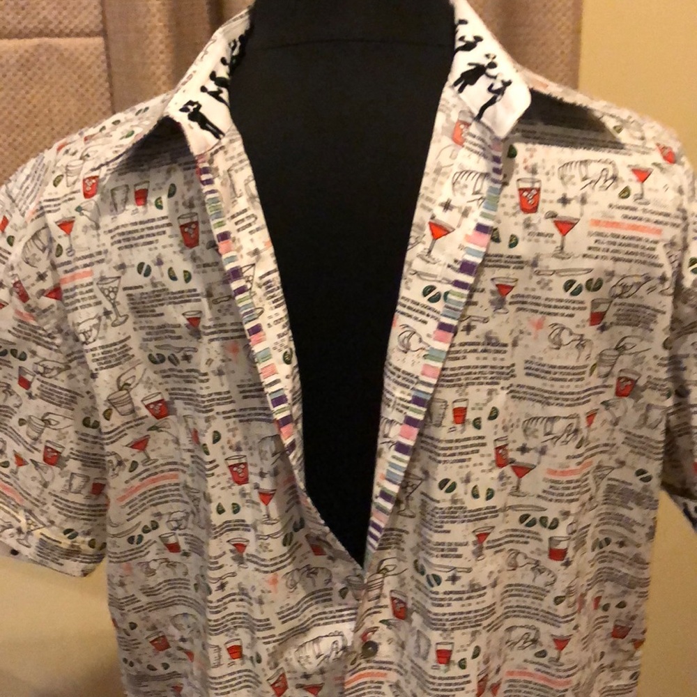 Men’s Designer Casual Short Sleeves Shirt